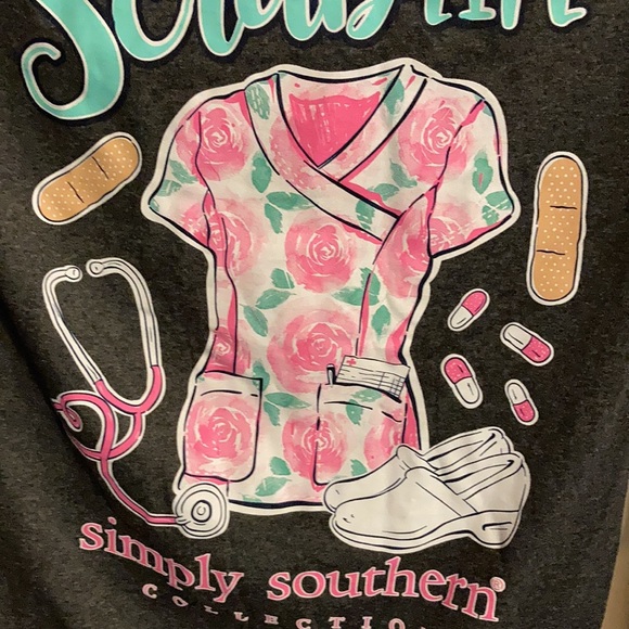 Simply Southern Living the Scrub life size Small - Picture 5 of 8